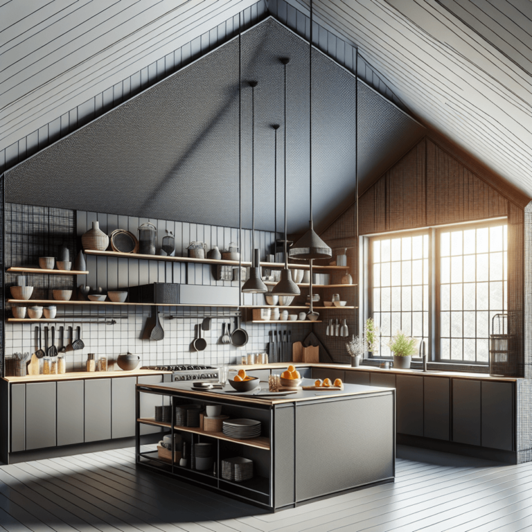 anthrazitfarbene Küche für Dachschräge-Berlin-1