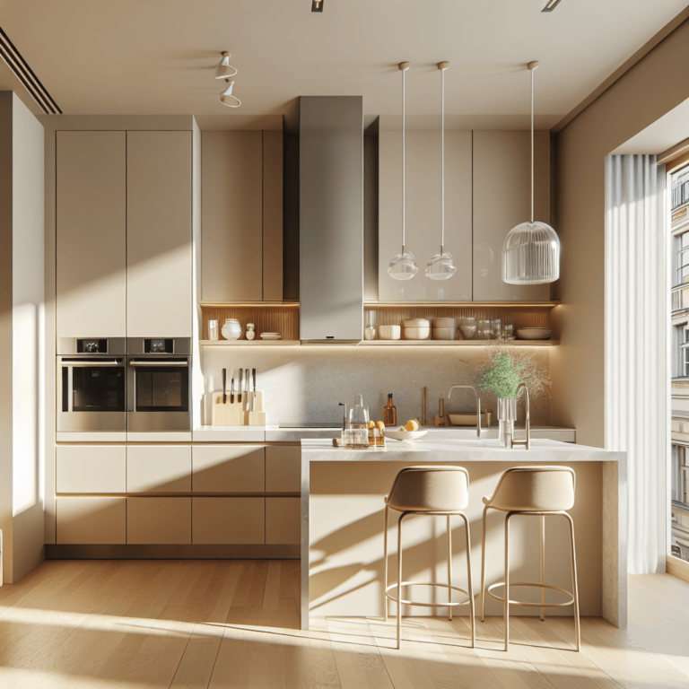 beige Barrierefreie Küche-Berlin-1