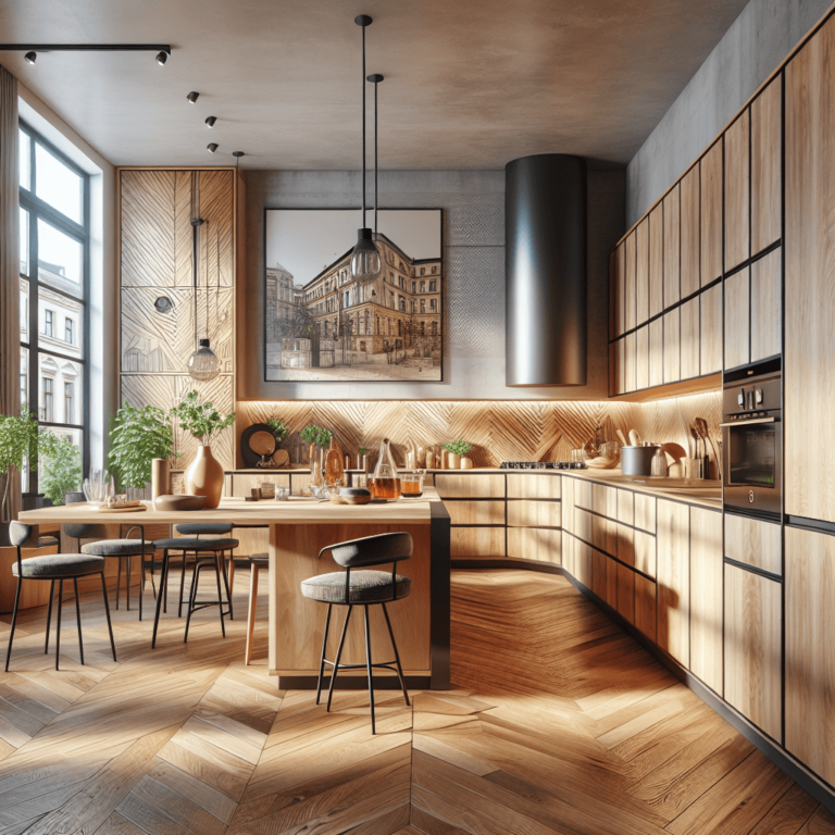 bunte Freistehende Küche-Berlin-1