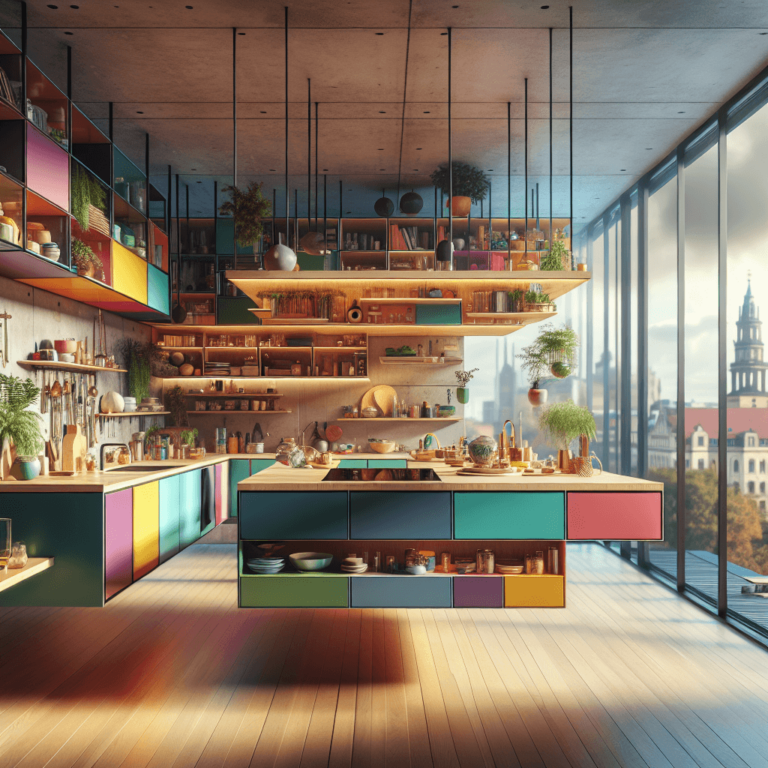 bunte Schwebende Küche-Berlin-1