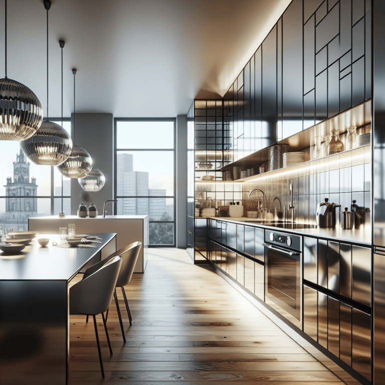 hochglanz Küche für Dachschräge-Berlin-1