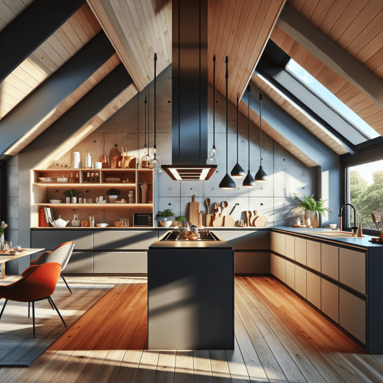 matte Küche für Dachschräge-Berlin-1