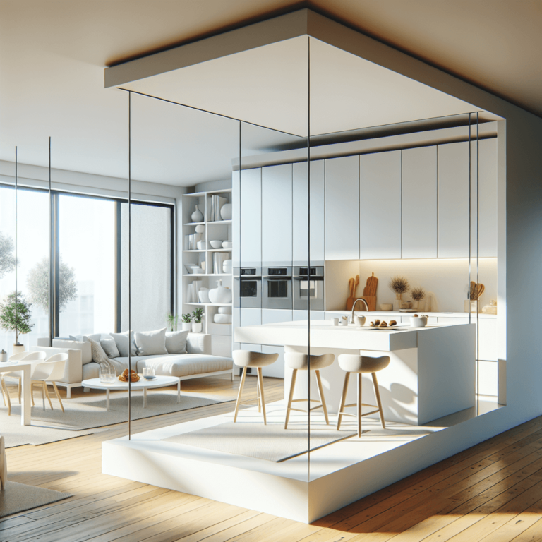 weiße Schwebende Küche-Berlin-1